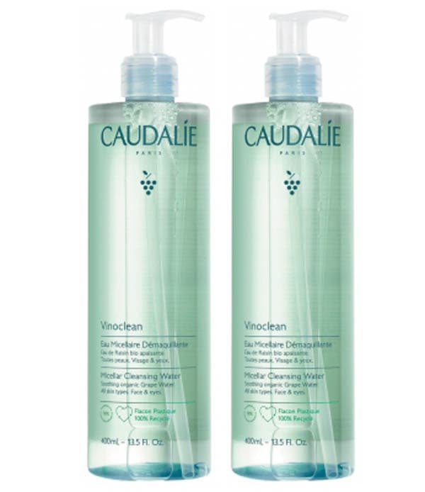 【コーダリー】　ヴィノクリーン　ミセラークレンジングウォター　400ml 2本セット<br>【CAUDALIE】VINOCLEAN EAU MICELLAIRE DEMAQUILLANT 400ml