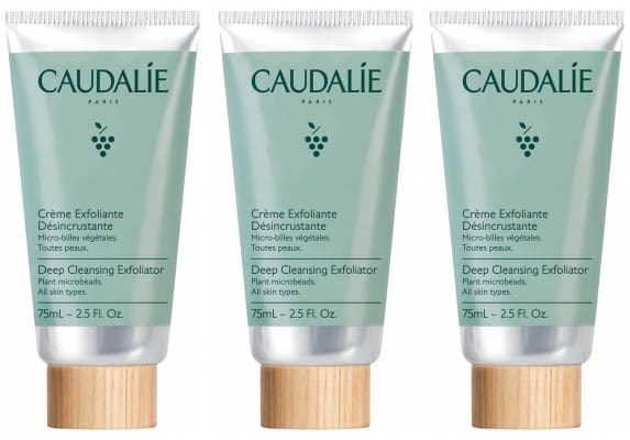 【コーダリー】ディープクレンジングエクスフォリエイティングクリーム 75ml　3個セット<br>【CAUDALIE】CREME EXFOLIANTE DESINCRUSTANTE - VINOCLEAN 75ml