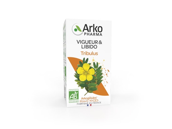 【アルコファーマ】ハマビシ（性的能力を高める,性欲を改善）40カプセル<br>【ARKOPHARMA】ARKOGELULES TRIBULUS 40 GELULES