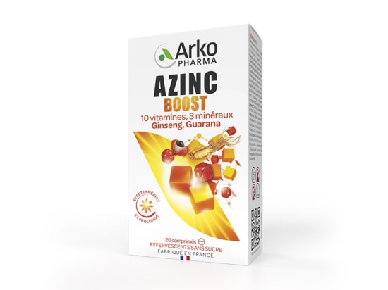 【アルコファーマ　アゼンク　ブースター（エネルギー摂取を促進）20カプセル<br>【ARKOPHARMA】AZINC BOOST 20 COMPRIMES