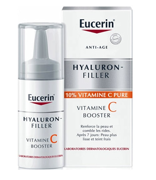 [桼]  ҥե顼+ 3X ӥߥC֡ 8ml[EUCERIN] HYALURON FILLER +3x EFFECT SERUM VITAMINE C BOOSTER  8ml