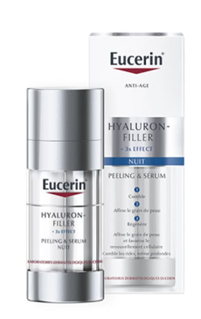 [ユーセリン]  ヒアルロンフィラー+ 3X イフェクト ピーリング ＆ナイトセラム 30ml<br>[EUCERIN] HYALURON FILLER +3x EFFECT PEELING & SERUM NUIT 30ml