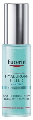 [ユーセリン]  ヒアルロンフィラー+ 3X イフェクト ハイドレーション　ブースターセラム　30ml　<br>[EUCERIN] HYALURON FILLER +3x EFFECT SERUM BOOSTER D'HYDRATATION 30ml