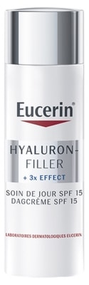[ユーセリン]  ヒアルロンフィラー+ 3X デイクリーム　50ml　ノーマル肌混合肌<br>[EUCERIN]HYALURON FILLER +3x EFFECT SOIN DE JOUR PEAU NORMAL A MIXTE SPF15　50ml