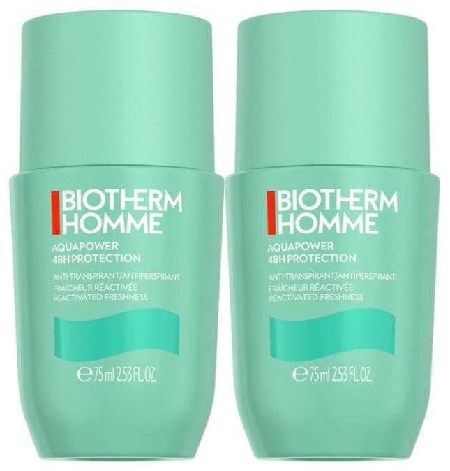 【ビオテルム】オム デオドラント アクアパワー（脇のデオドラント,48時間有効）75mlx2【BIOTHERM】HOMME DEODRANT AQUAPOWER 75mlx2