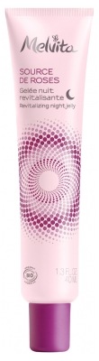 [メルヴィータ]  ソースドローズ リバイタライジングナイトクリーム 40ml<br>[MELVITA]  SOURCE DE ROSE CREME DE NUIT REVITALISANTE  40ml