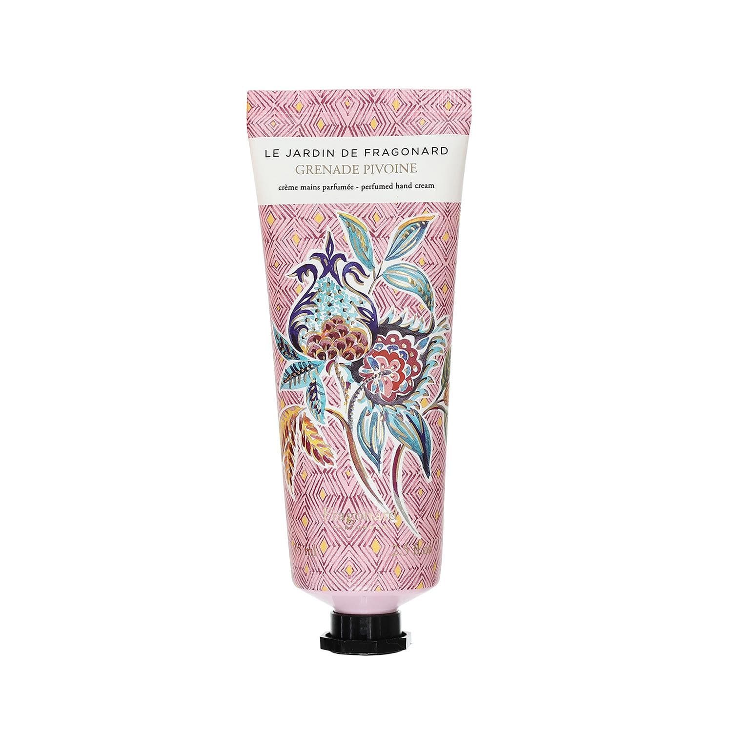 【フラゴナール】　ハンドクリーム- 牡丹・ザクロ 75ml<br>【FRAGONARD】　CREME MAINS -　GRENADE PIVOINE 75ml
