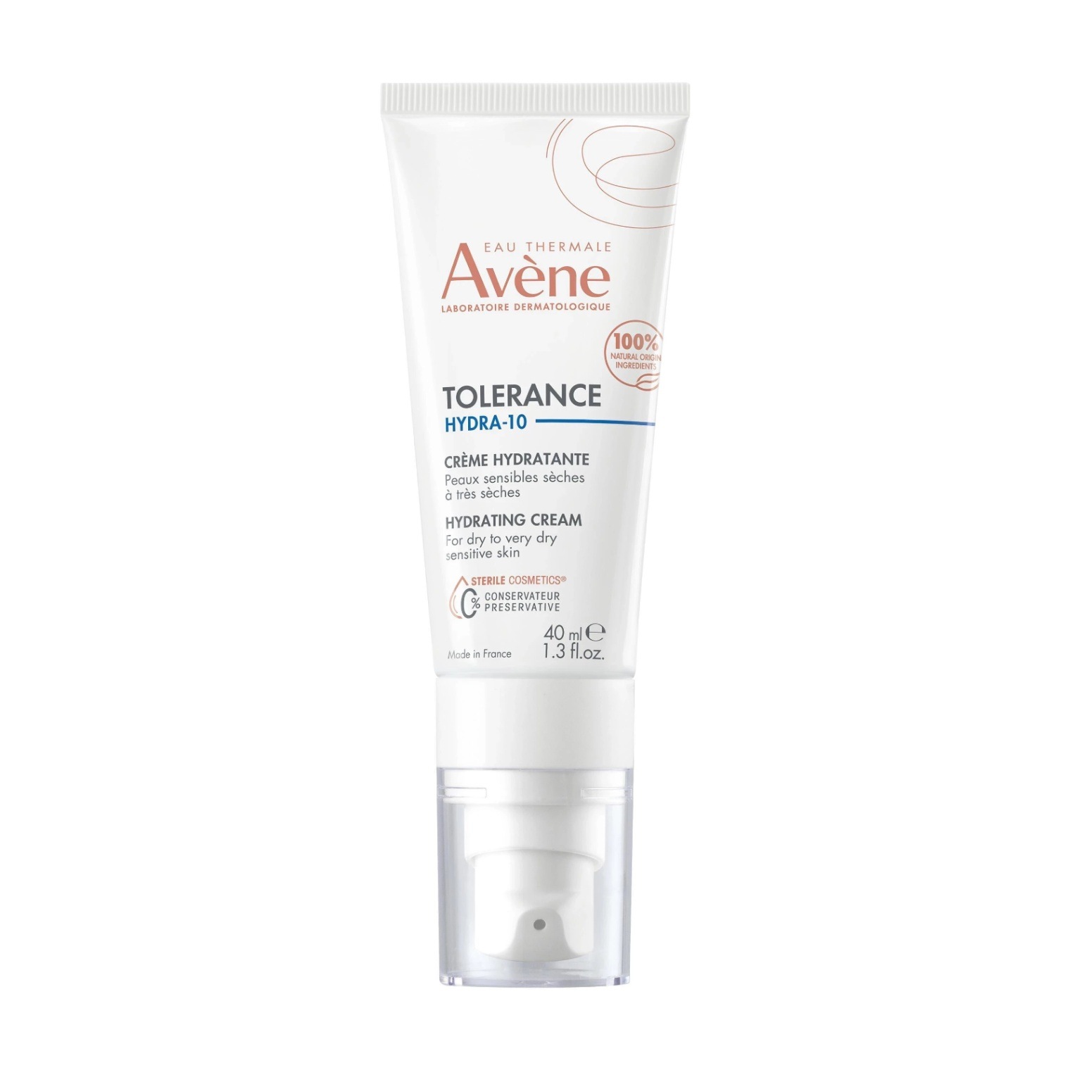 【アベンヌ】トレランス　イドラ-10　モイスチャライジング　クリーム　40ml <br>【AVENE】TOLERANCE HYDRA-10 CREME HYDRATANTE 40ml