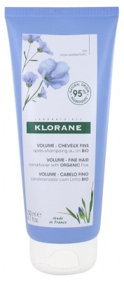 【クロラーヌ】リネン ヘヤー コンディショナー 200ml<br>【KLORANE】VOLUME - CHEVEUX FINS APRES-SHAMPOOING AU LIN BIO 200ml