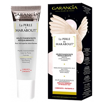 【ガランシア】マラバウト パール ジェル（深いうるおいを与える,マットな肌に仕上げる）30ml<br>【GARANCIA】LA PERLE DU MARABOUT GELEE EVANESCENTE REEQILIBRANTE 30ml