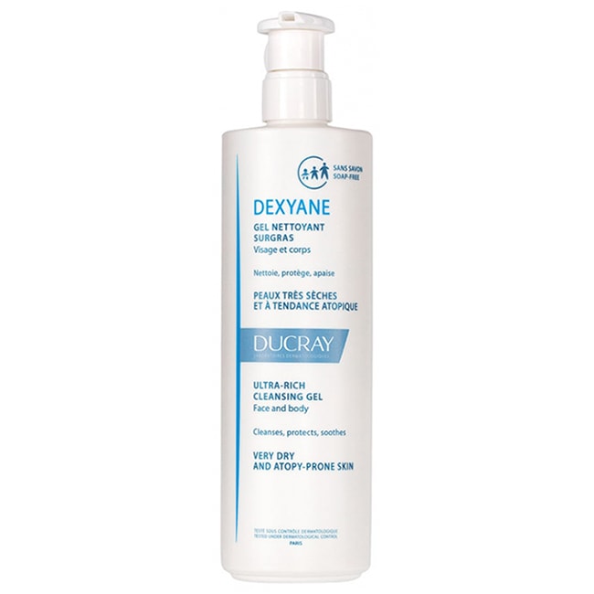 【デュクレイ】DEXYANE クレンジングジェル（やさしいクレンジング,乾燥から守り刺激を和らげる）400ml<br>【DUCRAY】DEXYANE GEL NETTOYANT SURGRASS 400ml