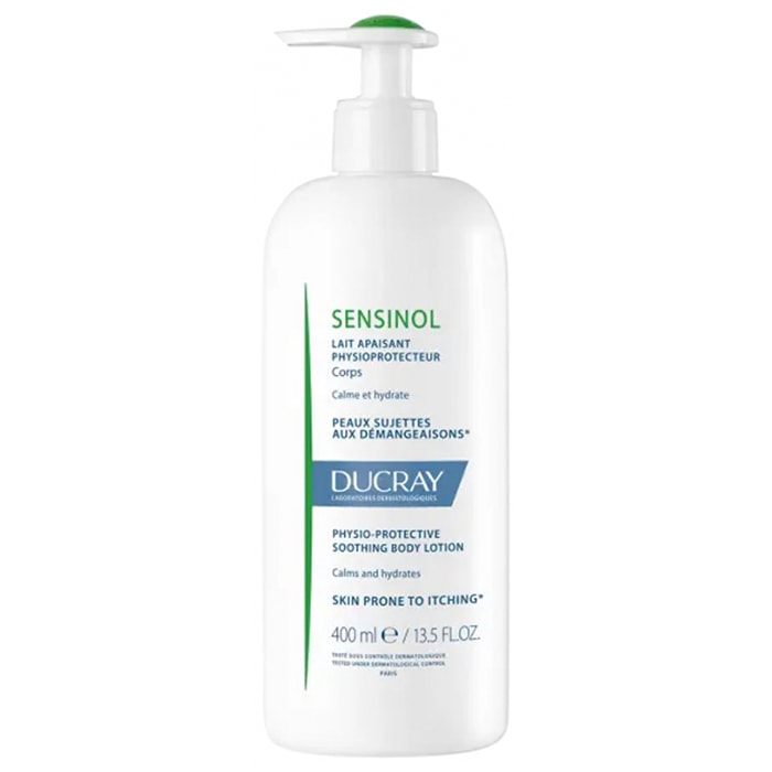 【デュクレイ】SENSINOL ボディミルク（かゆみを伴う肌の鎮静,うるおいを与える）400ml<br>【DUCRAY】SENSINOL LAIT APAISANT 400ml