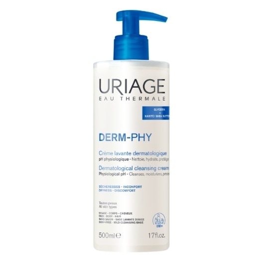 [ユリアージュ]クリーミィフォーム500ml<br> [URIAGE] CREME LAVANTE PEAUX SENSIBLES ET DEILCATES 500ml