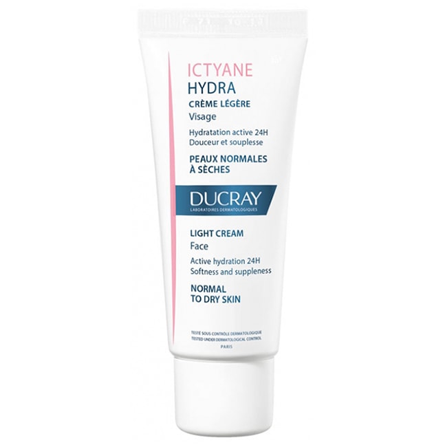 【デュクレイ】ICTYANE ハイドレーティングクリーム ライト（24時間保湿,しなやかさを取り戻す）40ml<br>【DUCRAY】ICTYANE CREME HYDRA LEGERE 40ml