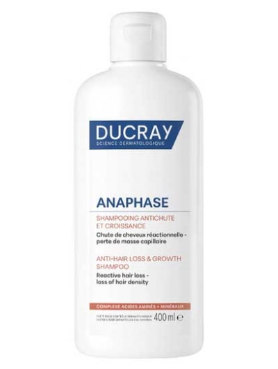 【デュクレイ】ANAPHASE アンチフォール コンプリメント シャンプー（抜け毛を補強,毛髪を活性化）400ml<br>【DUCRAY】ANAPHASE SHAMPOOING COMPLEMENT ANTICHUTE 400ml
