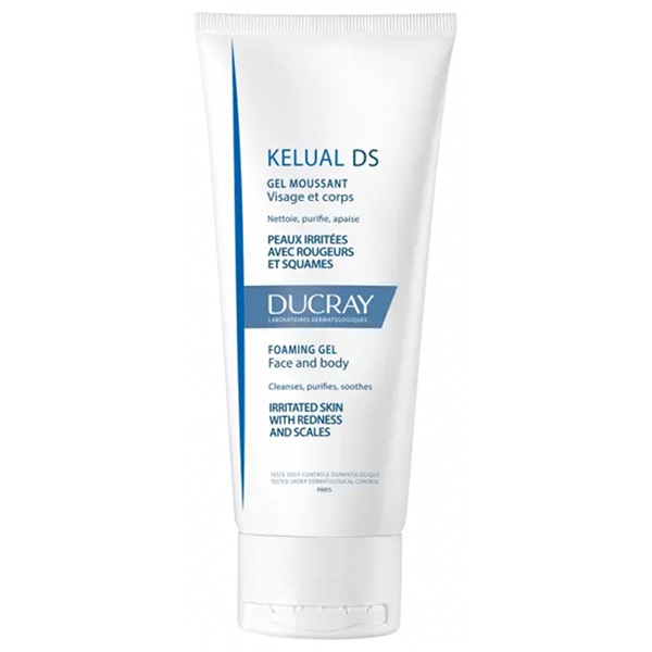 【デュクレイ】KELUAL DS フォーミングジェル（赤みや炎症を鎮める,鱗屑の除去）200ml<br>【DUCRAY】KELUAL DS GEL MOUSSANT 200ml