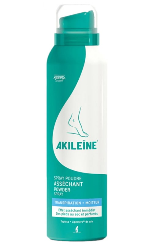 【アキレーン】フット プロテクト フィルム スプレー（足の汗を防ぐ,消臭リフレッシュ）150ml<br>【AKILEINE】SPRAY POUDRE ASSECHANT 150ml