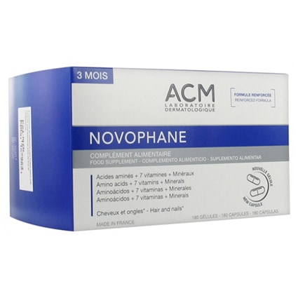 【エイシーエム ラボラトリー】NOVOPHANE 180 ベジェタルカプセル（美しい髪の維持,美しい爪の維持）180gelules<br>【LABORATOIRE ACM】NOVOPHANE 180 GELULES VEGETALES 180gelules