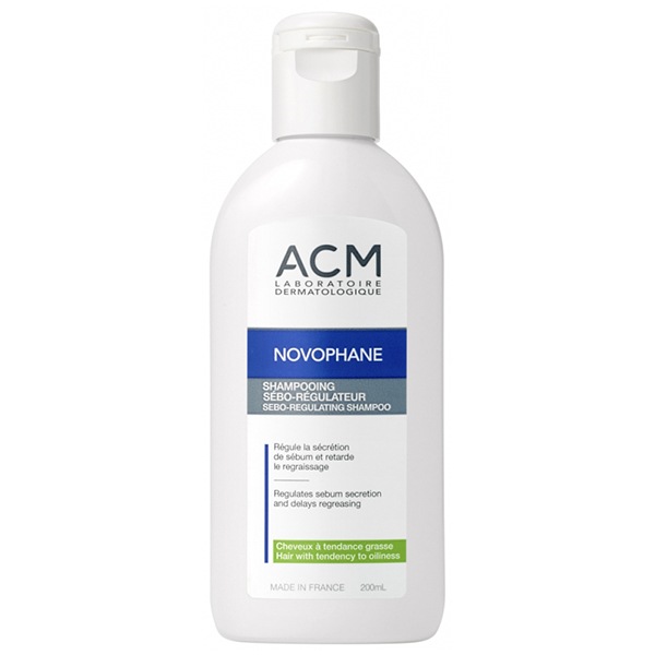 【エイシーエム ラボラトリー】NOVOPHANE オイリースカルプ コントロールシャンプー（皮脂の分泌を調整,健康な髪を取り戻す）200ml<br>【LABORATOIRE ACM】NOVOPHANE SHAMPOING SEBO-REGULATEUR 200ml