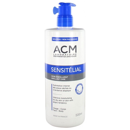 【エイシーエム ラボラトリー】SENSITELIAL エモリエント 500mL<br>【LABORATOIRE ACM】SENSITELIAL SOIN EMOLLIENT 500mL