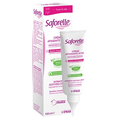 �ڥ��ե����ۥǥꥱ���ȥ����� �������󥰥��꡼��ʱ�ɤ��Բ������¤餲��,���뤪����Ϳ�����100ml��SAFORELLE��CREME APAISANTE SOIN INTIME 100ml