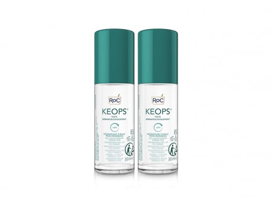 ロック ケオップス デオドラントロールオン 30mlｘ2 ノーマル肌用 48時間<br>ROC KEOPS DEODRANT A BILLE PEAU NORMALE 48H 30mlX2