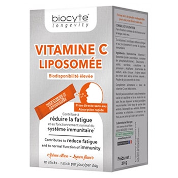 【ビオシット】ビタミン Ｃ リポソメ（疲労回復,疲労を軽減）10本<br> 【BIOCYTE】VITAMINE C LIPOSOMEE 10 sticks
