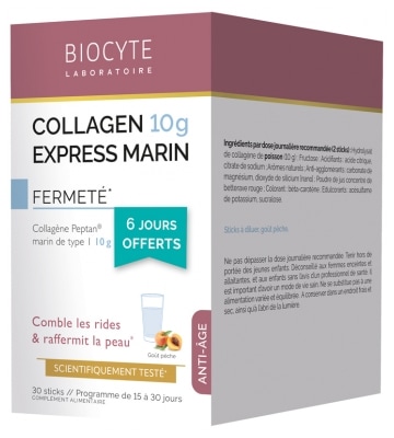 【ビオシット】コラーゲン エクスプレス（エイジングサインを防ぐ,なめらかな肌30本<br>【BIOCYTE】COLLAGEN EXPRESS FERMETE 30sticks