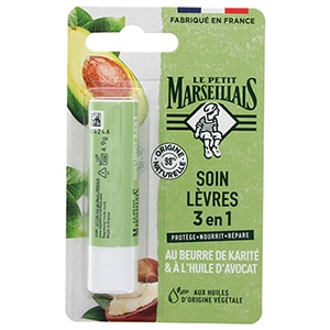 【ル プティ マルセイユ】3in1 リップケア（唇を保護,潤いを与える）4.9g<br>【LE PETIT MARSEILLAIS】SOIN LEVRES 3EN1 4.9g