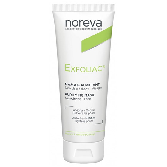 【ノレバ】エクスフォリアック ピュリファイング マスク（余分な皮脂を吸収, マットな肌へ）50ml<br>【NOREVA】EXFOLIAC MASQUE PURIFIANT 50ml