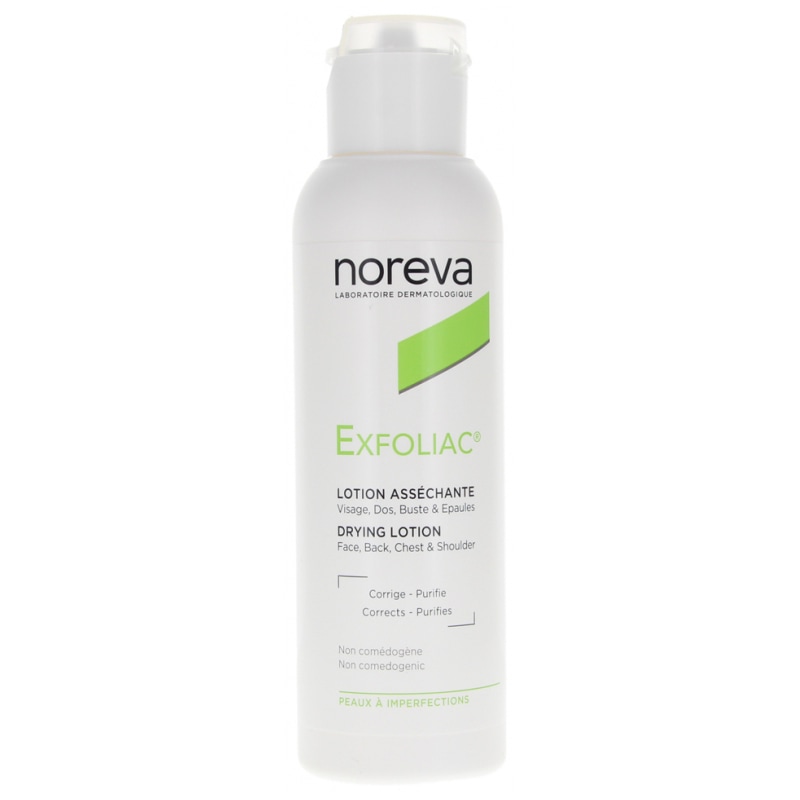【ノレバ】エクスフォリアック ドライイング ローション（シミのある肌を修正,肌が滑らかに）125ml<br>【NOREVA】EXFOLIAC LOTION ASSECHANTE 125ml
