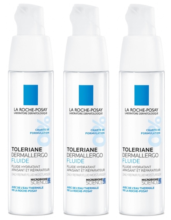 【ラロッシュポゼ】トレリアン デルマレルゴ フルイド 3本セット 40ml<br>【LA ROCHE POSAY】TOLERIANE DERMALLERGO FLUIDE 40ml
