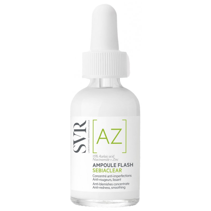 【エスブイアール】[AZ] アンプル フラッシュ（肌のキメを整える,肌バリアバランスを整える）30ml<br>【SVR】 SEBIACLEAR [AZ] AMPOULE FLASH 30ml