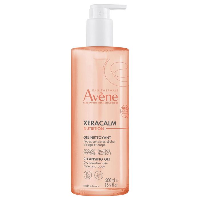 アベンヌ クセラカルム　ヌートリション　ジェルネトワイアン 500ml<br>AVENE XERACALM NUTRITION GEL NETTOYANT 500ml