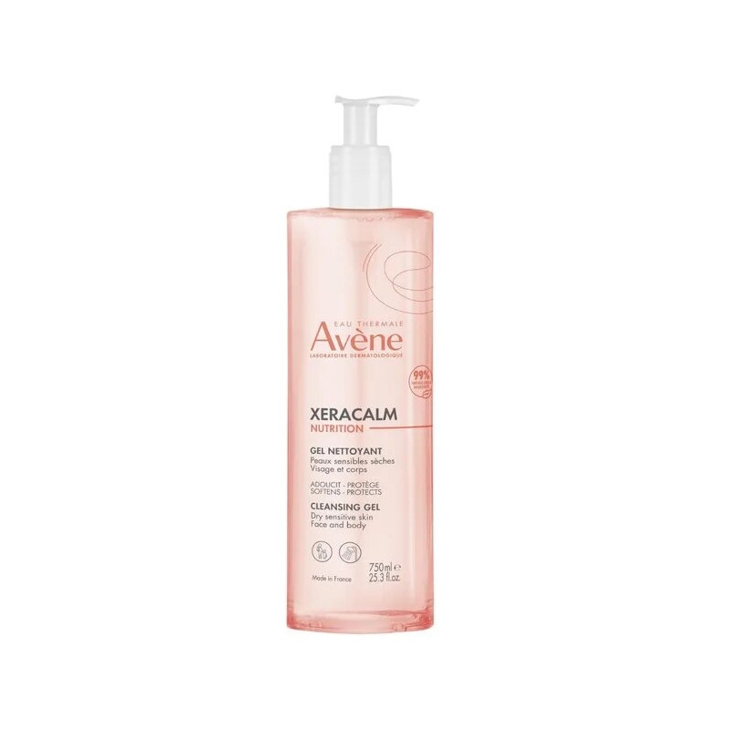 アベンヌ クセラカルム　ヌートリション　ジェルネトワイアン 750ml<br>AVENE XERACALM NUTRITION GEL NETTOYANT 750ml