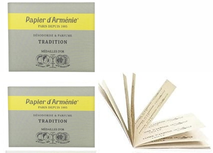 【パピエデルメニイ】　トラディショナル（紙のお香3Ｘ12枚/36回分）2個セット<br>【PAPIER D'ARMENIE】TRADITIONAL