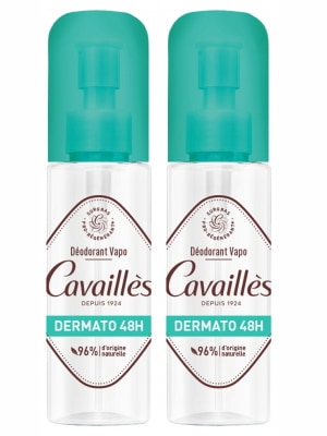 【ロジェ・カバイエス】デオドラント デルマト 48hスプレー（女性向け,汗と臭い,普通から少な目）80ml 2本セット<br>【ROGE CAVAILLES】DEODORANT DERMATO 48H VAPO 80ml