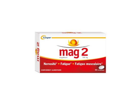 マグ2 100mg 60錠<br>MAG 2 100mg 60 comprimes