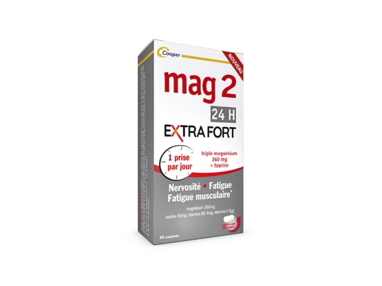 Mag 2 24H エクストラストロング 45錠<br>MAG 2 24H EXTRA FORT 45comprimes
