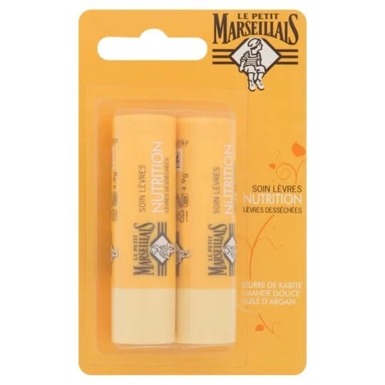 ル プティ マルセイユ リペア リップ クリーム  4.9ｇ 2個セット<br>LE PETIT MARSEILLAIS SOIN LEVRES NUTRITION 4,9g 2PCS SET