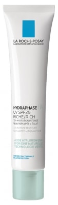 【ラロッシュポゼ】イドラファーズ HA UV SPF25 リッチ（水分を集中的に補給,肌の水分を保持）40ml<br>【LA ROCHE POSAY】HYDRAPHASE UV HA SPF25 RICHE 40ml
