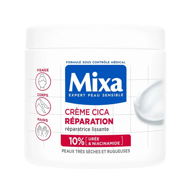 ミクサ シカリペアクリーム 400mL<br>MIXA CREME CICA REPRATION 400mL