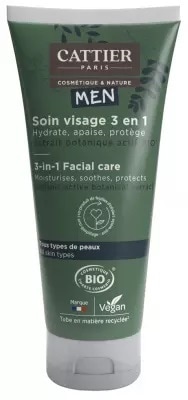 【カティエ】カティエ 男性用 フェイシャル トリートメント 50ml<br>【CATTIER】MEN SOIN VISAGE 3 EN 1 50ml