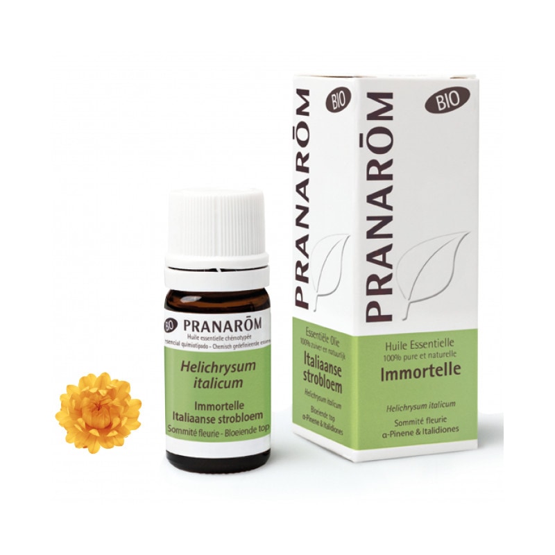 プラナロム ヘリクリサム BIO 5ml<br>PRANAROM HUILE ESSENTIELLE IMMORTELLE BIO (HELICHRYSUM ITALICUM)5mL