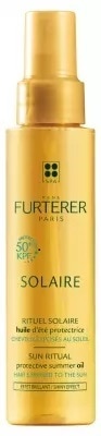 [ルネ フルトレール]  サン プロテクション ヘヤー オイル SPF50 100ml<br>[RENE FURTERER] SOLAIRE HUILE D'ETE PROTECTRICE POUR CHEVEUX EXPOSE AU SOLEIL 100ml