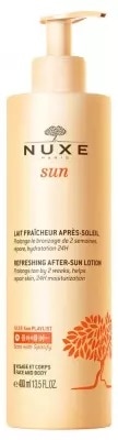 [ニュクス]　レ　フレッシュ　アプレソレイユ　お顔＆ボディ用　400ｍｌ<br>[NUXE]　Lait Fraîcheur Après-Soleil Visage et Corps NUXE Sun　400ML