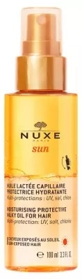ニュクス サン ミルキー ヘア オイル 100ml <br>NUX SUN HUILE LACTEE CAPILAIRE 100mL