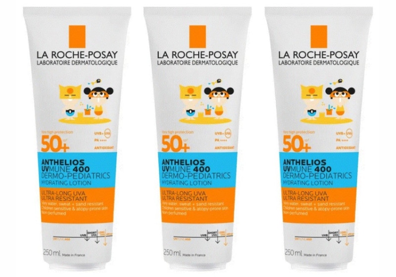 [����å���ݥ�]����ƥꥪ�� ���å� UVMUN 400 SPF50+ �ߥ륯 �ե�����&�ܥǥ��� 250mL 3�ܥ��å� ������ANTHELIOS DERMO-PEDIATRICS UVMUN 400 SPF50+ LAIT 250mL