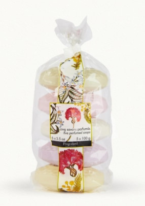 【フラゴナール】 ダイヤモンドサボネット　100g　5個入り<br>【FRAGONARD】 SAVONNETTES DIAMANTEES
