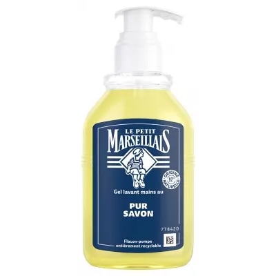 【ル プティ マルセイユ】ハンド ウォッシュジェル ピュアソープ 300mL<br>【LE PETIT MARSEILLAIS】GEL LAVANT MAINS PUR SAVON 300mL